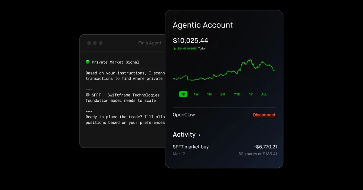 The agent opened a bank account